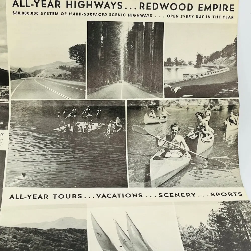 1939 SAN FRANCISCO TOURIST SIGHTSEEING MAP PAMPHLET WORLD’S FAIR GOLDEN GATE A1